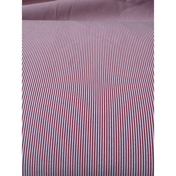 Red & White Striped Fabric by 1/2 yard 58" wide Cotton Blend - Picture 3 of 5